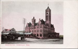 Union Station Nashville TN Tennessee Train Station Unused Kropp Postcard H59