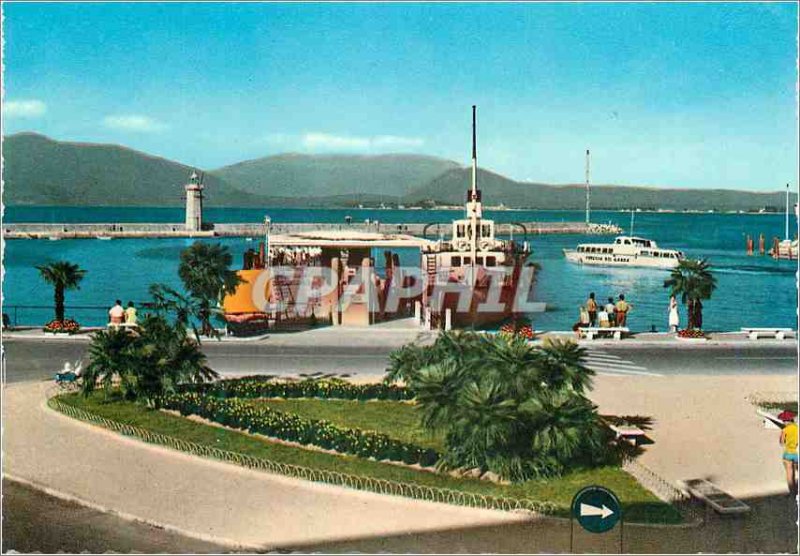 Modern Postcard Lake Garda Desenzano the harbor Boats