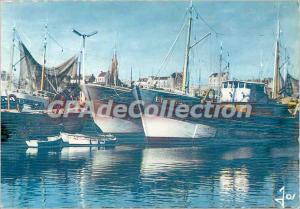 Postcard Modern Etel (Morbihan) Boats in the harbor