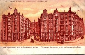 England London St James Park St Ermins Hotel