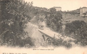 France, Route De Vallauris Au Golf Juan, Alpes-Cote D'Azur, Vintage Postcard