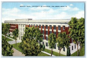 1966 Medical Building University Michigan Exterior Ann Arbor Michigan Postcard