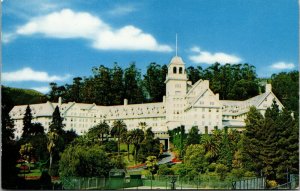 Vtg Berkeley Hills California CA Hotel Claremont 1950s Postcard