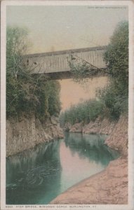 Postcard High Bridge Winooski Gorge Burlington VT