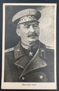 Mint Netherlands PPC Picture Postcard Marshal Stalin