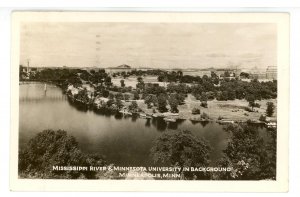 MN - Minneapolis. Mississippi River and Minnesota University     *RPPC