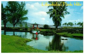 Liluokalani Park Hilo Hawaii Postcard Posted 1979