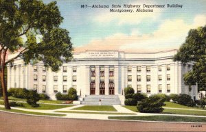 Alabama Montgomery Alabama State Highway Department Building Curteich