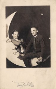 Two Men Postcard