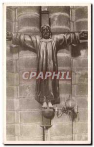 Old Postcard Holy Cross Church Quimperle Christ Dress