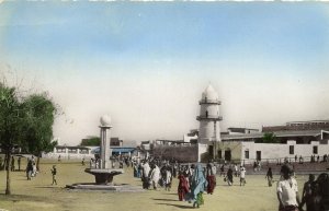 djibouti, DJIBOUTI, La grande Mosquée, Mosque Islam (1960s) RPPC Postcard
