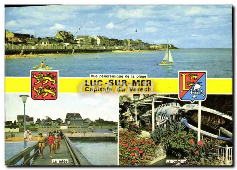 Postcard Modern Luc Sur Mer capital of Kelp