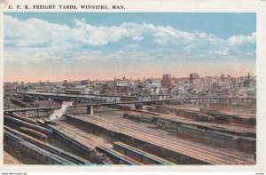 WINNIPEG , Manitoba , Canada , 1910s ; C.P.R. Freight Yards