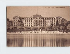Postcard Palais des Nations, Geneva, Switzerland