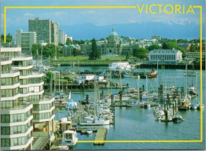 The Waterfront Victoria BC Postcard PC547