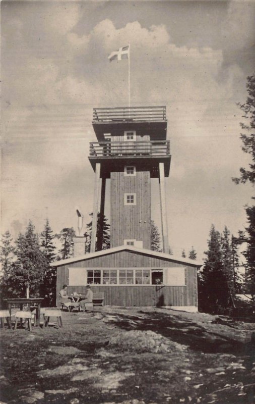 OSTERSUND SWEDEN~Frösötornet Scenic Overlook~PHOTO POSTCARD