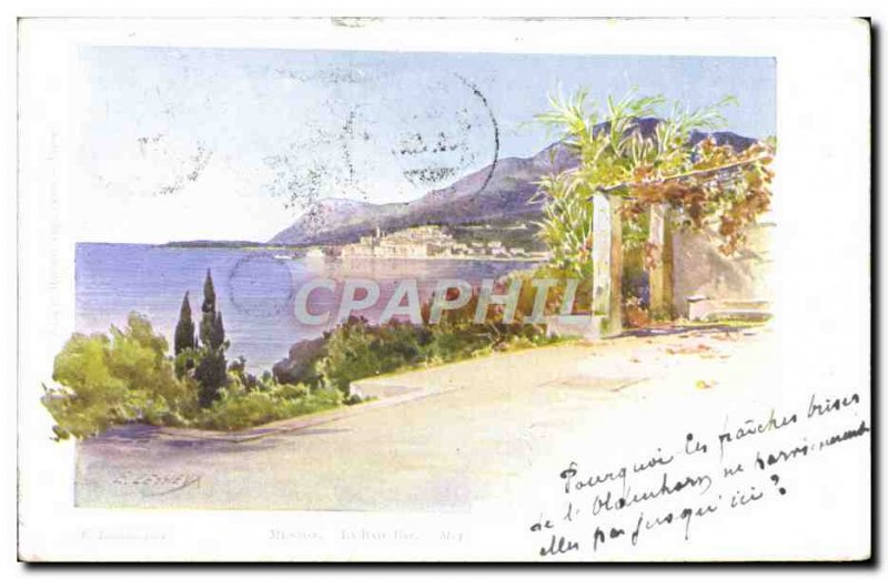 Old Postcard Fantasy Illustrator Menton The East Bay