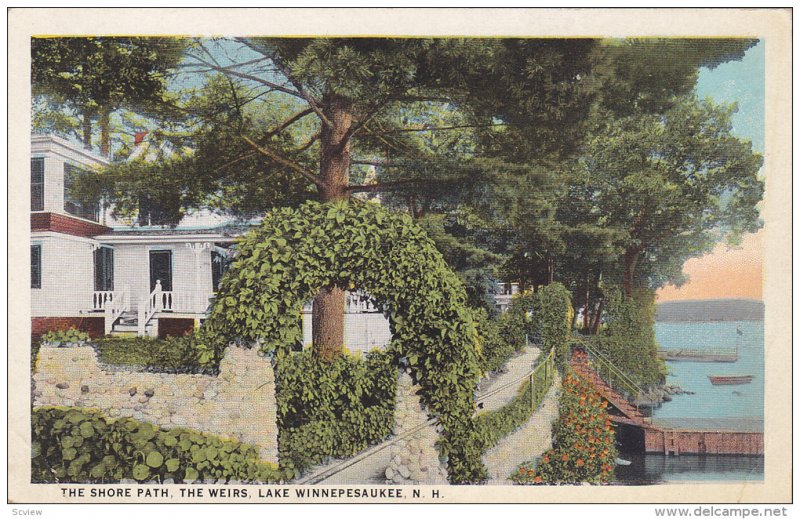 The Shore Path, The Weirs, Lake Winnepesaukee, New Hampshire, 1900-1910s