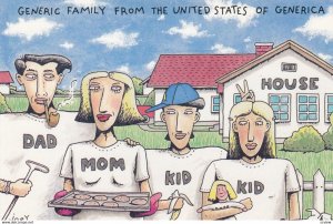 Generic Family from the United States of Generica , 1960-80s ; Artist Joey