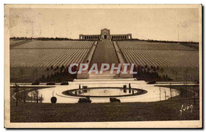 Old Postcard Verdun Champs De Balaille American Cemetery Romagne-sous-Montfau...