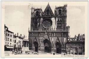 LYON, Rhone, France, Cathedral Saint-Jean , 1910s