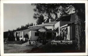 Lake Tahoe NV Nevada Tahoe Village USED Real Photo Postcard