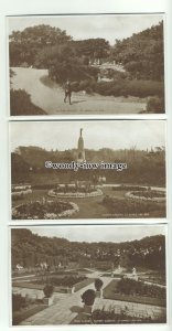 tp9681 - Lancs - Three Cards - All Ashton Gardens, St. Annes-on-Sea - Postcard