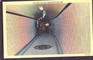 Visitors Gallery Inside Boulder Dam Post Card PC2208