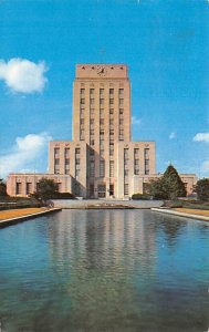 City Hall And Reflection Pool - Houston, Texas TX  