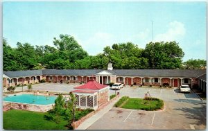 M-28032 Picture showing Gazebo in the Gardens New Perry Motel Perry Georgia