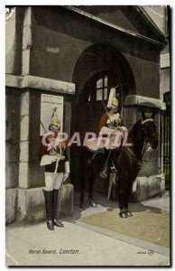 Postcard Old Horse Guard London Militaria