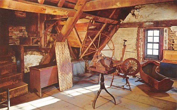 The Attic in Salem, Massachusetts House of Seven Gables.