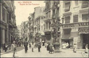 spain, VALENCIA, Bajade de San Francisco (ca. 1910)