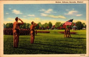 Jefferson Barracks Missouri Review Vintage Postcard