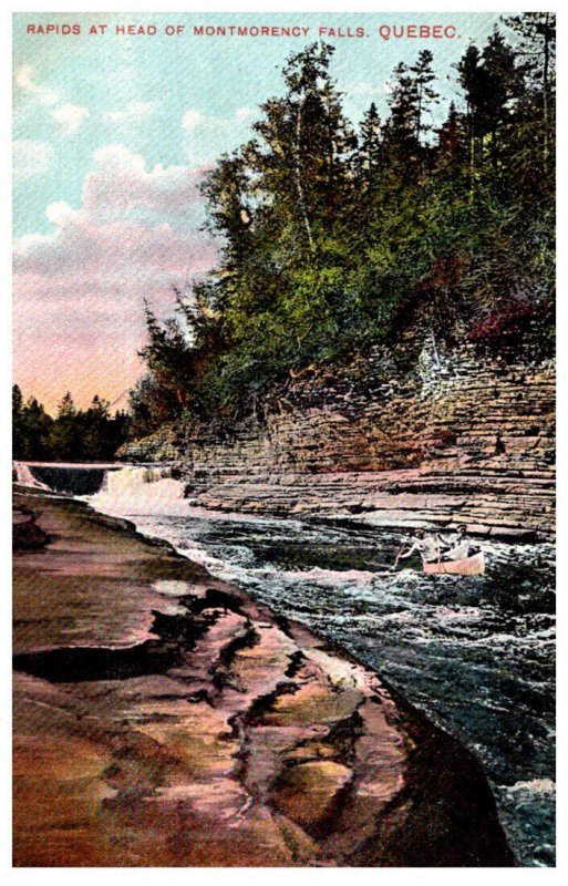 Quebec  Rapida at Head of Montmorency Falls