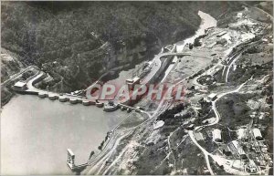 Postcard Modern Dam Genissiat Ain Overview
