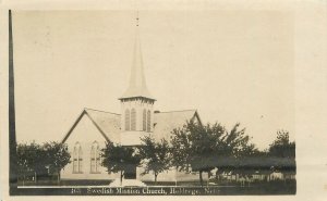 Postcard RPPC 1910 Nebraska Holdridge Swedish Mission Church #463 23-12838