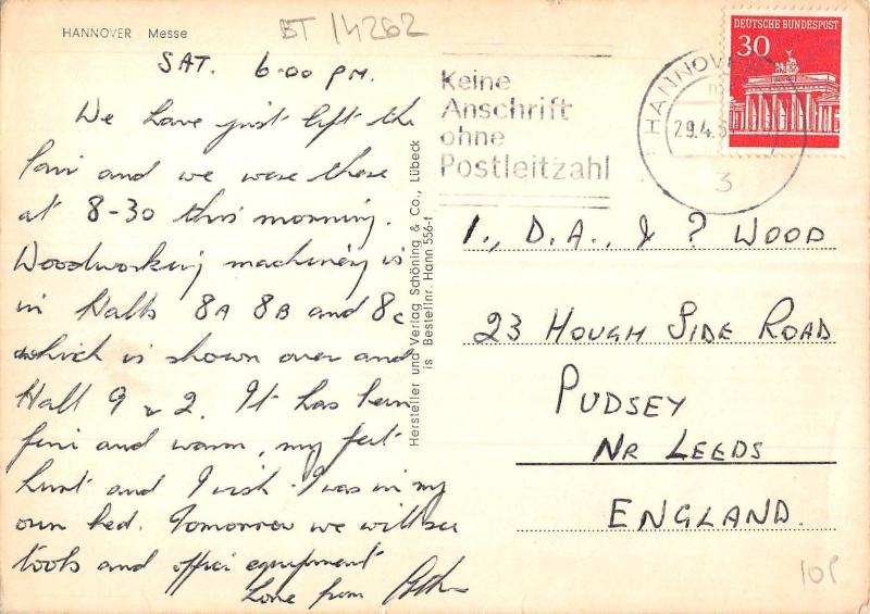 BT14262 hannover messe          Germany