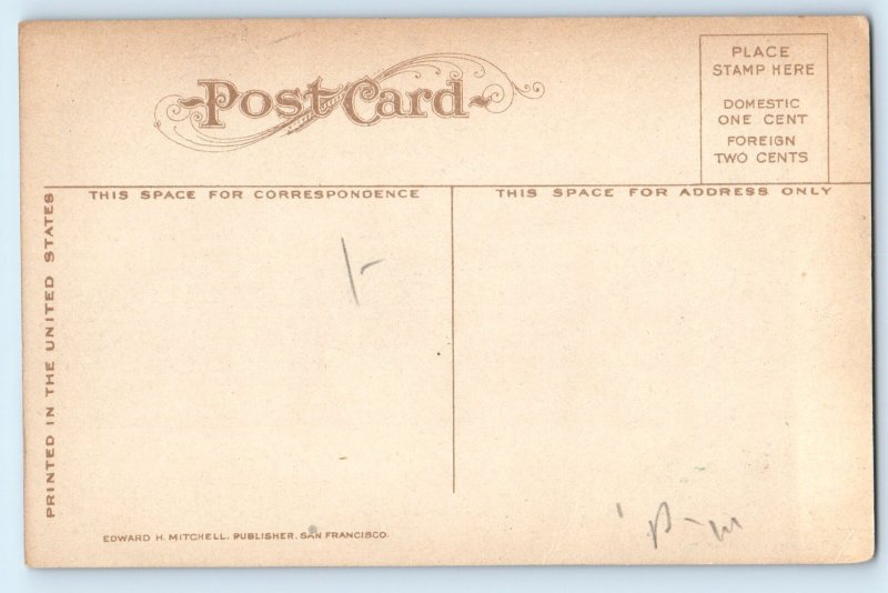 1910 Sacramento California CA Vintage Postcard Crocker Art Gallery Building