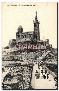 Old Postcard Marseille Notre Dame de la Garde