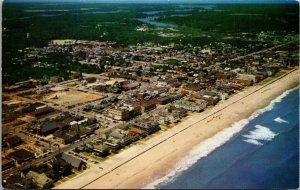Aerial View of Virginia Beach, VA Vintage Postcard O59
