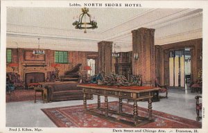 Postcard Lobby North Shore Hotel Evanston IL