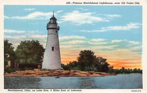 Famous Marblehead Lighthouse Marblehead, Ohio OH