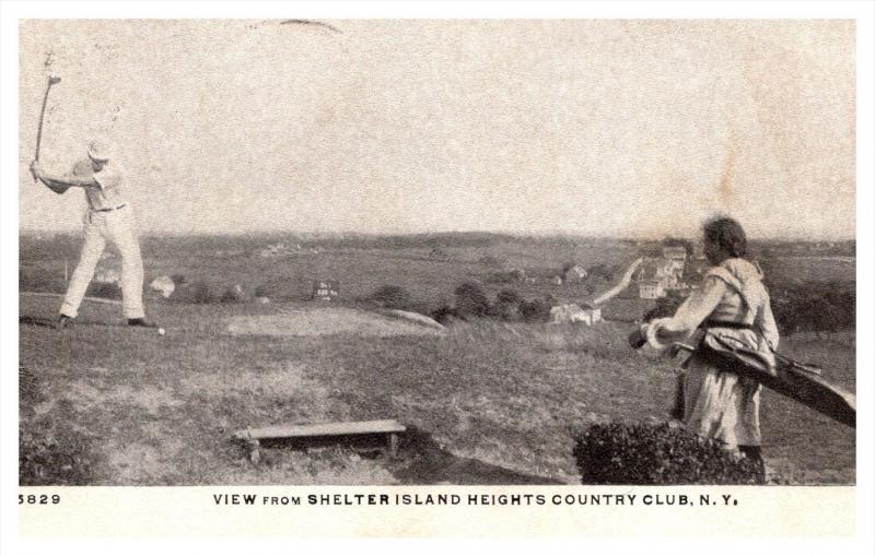 11263   NY  L.I.  Shelter Island Heights Country Club   Golfer Teeing off