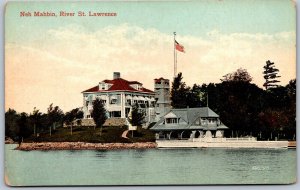 Postcard 1000 Islands NY c1910s Neh Mahbin on St. Lawrence River