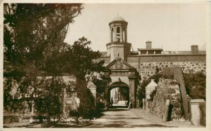 Vintage RPPC Postcard; Cape Town South Africa, Entrance to the Castle, Posted