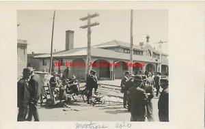 Depot, Colorado, Montrose, RPPC, Denver & Rio Grande Railroad Station