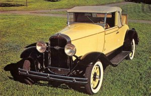 1929 Oldsmobile Convertible Roadster Model F-29 Classic Car 60s Vintage Postcard