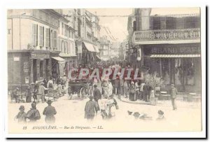 Angouleme Postcard Old Street Perigueux (tres animee)