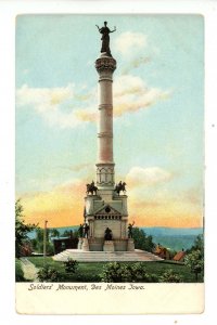 IA - Des Moines. Soldiers' Monument ca 1905